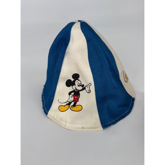Disney Productions Other - Vintage Disney Productions Mickey Mouse Donald Duck Pluto Striped Beanie Hat USA